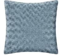 Atmosphera Créateur d'intérieur - Coussin Imitation Fourrure "Bouclée" 45x45cm Bleu Orage Bleu orage G