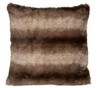 Atmosphera Créateur d'intérieur - Coussin Imitation Fourrure Grizzli 45x45cm Marron Marron G