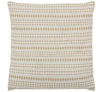 Atmosphera Créateur d'intérieur - Coussin Jacquard "Micah" 38x38cm Lin Lin G