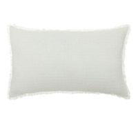Créateur d'intérieur - Coussin Nid d'Abeille "Widdy" 30x50cm Blanc