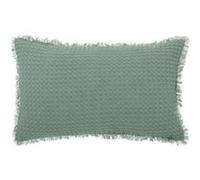 Atmosphera Créateur d'intérieur - Coussin Nid d'Abeille Widdy 30x50cm Vert Céladon G