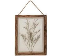 Atmosphera - Déco murale fleurs jonas bois 20x25cm