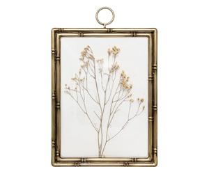 Atmosphera Créateur d'intérieur - Déco Murale Bombée Fleurs Jonas 47cm Marron