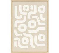 Atmosphera Créateur d'intérieur - Décoration Murale en Relief "Disa" 70cm Beige Beige G