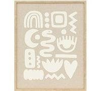 Atmosphera – Décoration murale 3D Petra – Beige 40 x 50 cm