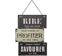 Créateur d'intérieur - Décoration Murale "Vintage Loft" 34cm Noir & Blanc