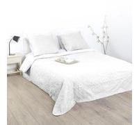 Atmosphera Créateur d'intérieur - Dessus de Lit & 2 Taies Arabesque 240x260cm Ivoire