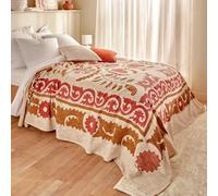 Atmosphera Créateur d'intérieur - Dessus de Lit Sienna 240x260cm Terracotta