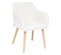 Lot de 2 Fauteuils Design "Visoca" 83cm Blanc