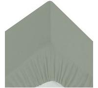 Atmosphera Créateur d'intérieur - Drap Housse 2 Personnes "Percale" 160x200cm Vert Tilleul Vert G