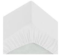 Atmosphera Créateur d'intérieur - Drap Housse "Intérieur" 140x190cm Blanc Blanc G