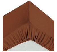 Atmosphera Créateur d'intérieur - Drap Housse "Intérieur" 160x200cm Terracotta Terracotta G