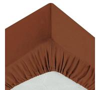 Atmosphera Créateur d'intérieur - Drap Housse Intérieur 90x190cm Terracotta