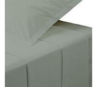 Atmosphera Drap plat Créateur d'intérieur Percale 1 personne 180x290 cm Vert tilleul