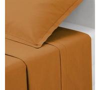 Atmosphera Créateur d'intérieur - Drap Plat Intérieur 180x290cm Jaune Cumin Jaune