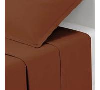 Atmosphera Créateur d'intérieur - Drap Plat Intérieur 240x290cm Terracotta Terracotta G