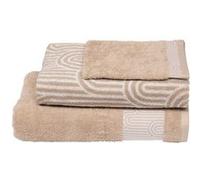 Créateur d'intérieur - Ensemble de Bain 3 Pièces "Arki" 140cm Beige Lin