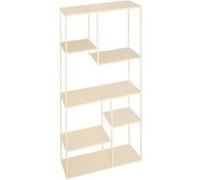 Etagère Bibliothèque 6 Niveaux "Gota" 180cm Beige