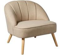 Atmosphera Créateur d'intérieur - Fauteuil Design "Naova" 78cm Beige Beige G