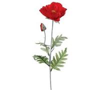 Atmosphera Créateur d'intérieur - Fleur Artificielle "Coquelicot" 70cm Rouge Rouge G