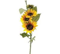 Créateur d'intérieur - Fleur Artificielle "Tournesol" 80cm Jaune