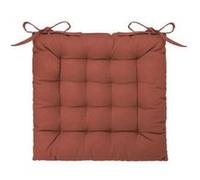 Paris Prix – Galette de chaise Loria 38 x 38 cm Terracotta