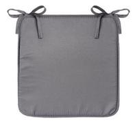 Atmosphera Créateur d'intérieur - Galette de Chaise "Micro" 39x39cm Gris Foncé Gris G