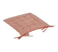 Atmosphera - Galette de Chaise Otto - Coton - Rose Terracotta - 38x38 cm