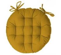 Atmosphera Créateur d'intérieur - Galette de Chaise Ronde Leana 38cm Ocre OCRE G