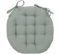 Atmosphera – Galette de chaise ronde Leana 38 cm Vert Céladon