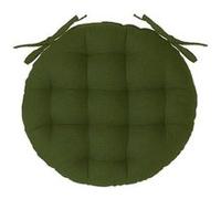 Atmosphera Créateur d'intérieur - Galette de Chaise Ronde "Leana" 38cm Vert Kaki Vert G