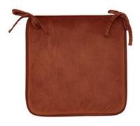 Galette de chaise Lilou terracotta 38x38cm - Atmosphera createur d'interieur