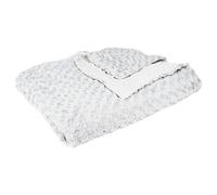 ATMOSPHERA CREATEUR D'INTERIEUR Grand Plaid Douceur Jolie Boucle Gris Clair 180x230 cm