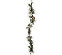 Guirlande de Noël - Atmosphera - Refuge - 100 cm - Bois - Pommes de pin - Intérieur