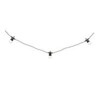 Atmosphera Guirlande solaire d'extérieur Soa 10 LED 800 cm Noir et Blanc