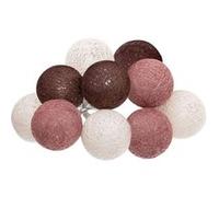 Atmosphera – Guirlande LED Dune D6 10 boules 165 cm Multicolore à piles