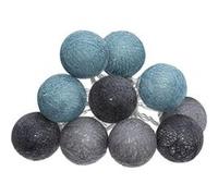 Atmosphera Créateur d'intérieur - Guirlande Led 10 Boules Winter 165cm Multicolore