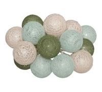 Atmosphera - Guirlande LED Army 16 boules Ø 3,5 cm 255 cm Multicolore à piles