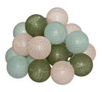 Créateur d'intérieur - Guirlande Led 20 Boules "Army" 435cm Multicolore