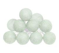 Atmosphera – Guirlande LED 10 boules à pile 165 cm vert céladon
