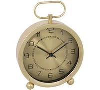 Créateur d'intérieur - Horloge à Poser à Gousset "Irina" 19cm Doré