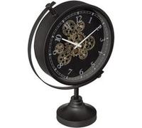 Atmosphera - Horloge à Poser - métal et Verre - Noir - H40 cm