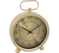 Atmosphera créateur d'intérieur - Horloge de table irina métal doré h19cm