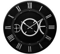 Atmosphera Créateur d'intérieur - Horloge Murale Mécanique Kerian 57cm Noir Noir