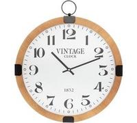 Atmosphera - Horloge murale - Gousset - Silencieuse 38 cm - Naturel Beige