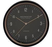 Atmosphera Créateur d'intérieur - Horloge Murale "Sven" 29cm Noir Noir G