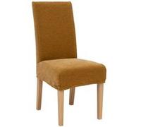 Atmosphera Housse de Chaise Jana Chenille 61 cm Ocre