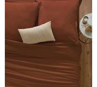 Atmosphera Créateur d'intérieur - Housse de Couette "Intérieur" 140x200cm Terracotta Terracotta G