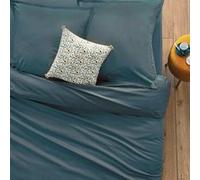 Créateur d'intérieur - Housse de Couette "Intérieur" 240x220cm Bleu Orage