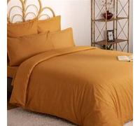 Atmosphera Créateur d'intérieur Housse de couette Intérieur 240x220 cm Jaune cumin